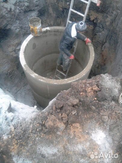 Сливная яма, выгребная яма, канализация, септик