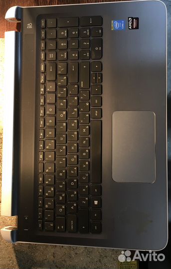 Топкейс с клавиатурой+поддон Hp 15-ab228ur