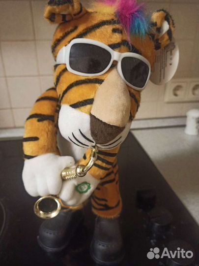 Мягкая игрушка тигр музыкальный