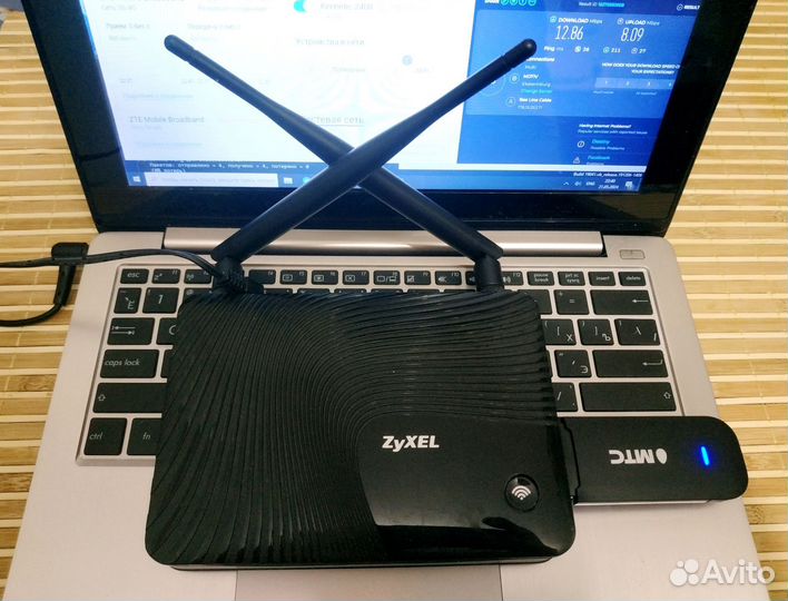 Комплект 4G все сим + Wi-Fi Keenetic Giga II