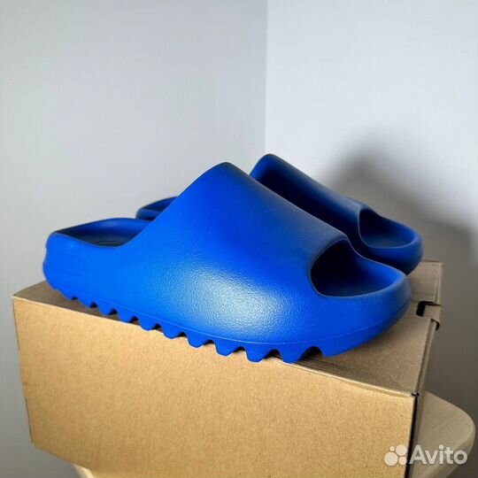 Тапочки Adidas Yeezy Slide Azure Оригинал