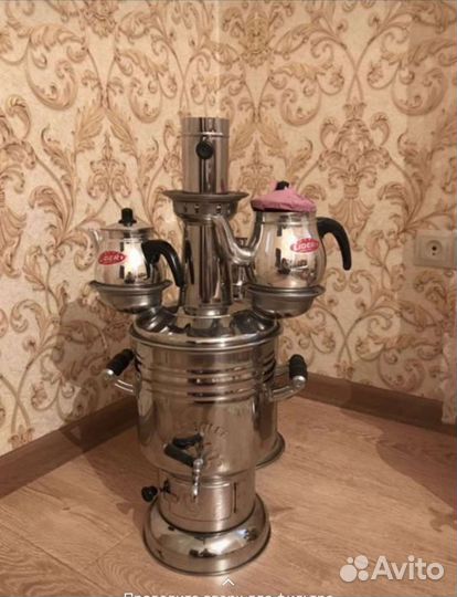Самовар на углях, дровах