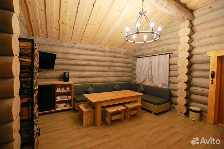 Финская сауна на дровах