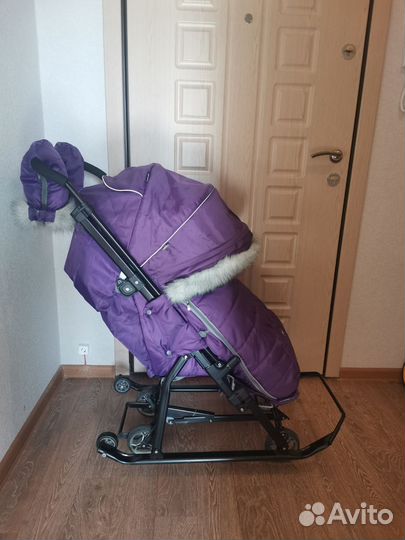 Санки коляска ника kids