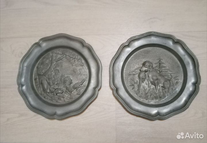 Тарелки из олова