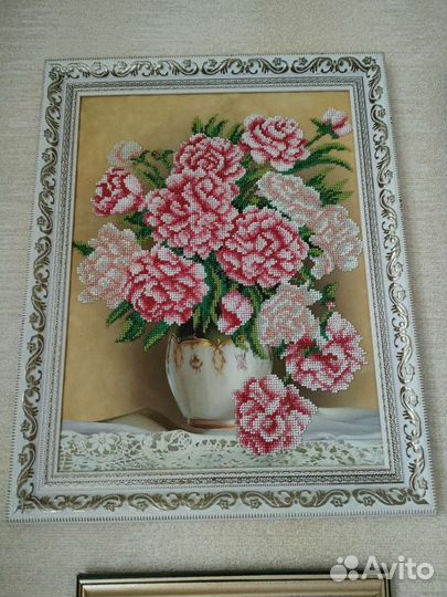Картина вышитая бисером