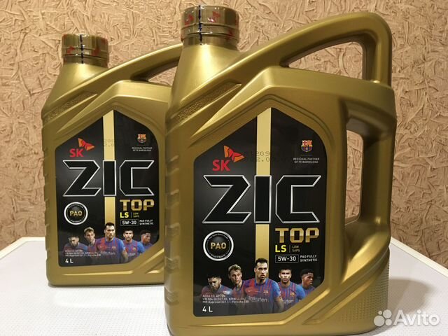 Масло моторное ZIC Top LS 5W30 4 л купить в Старом Осколе 162612 | Авито