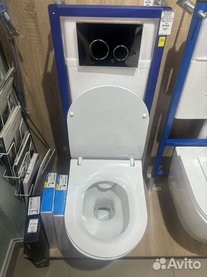 Инсталляция Cersanit с унитазом