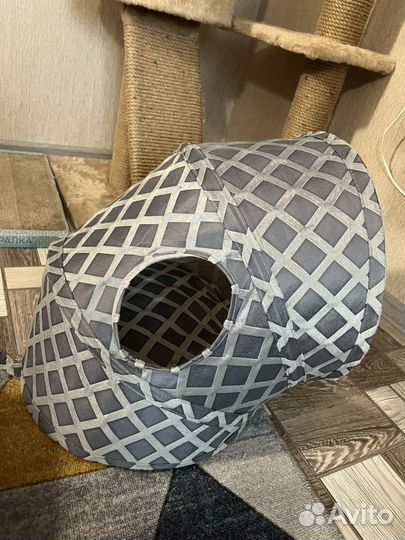 Домик лежанка для кошки тоннель triol