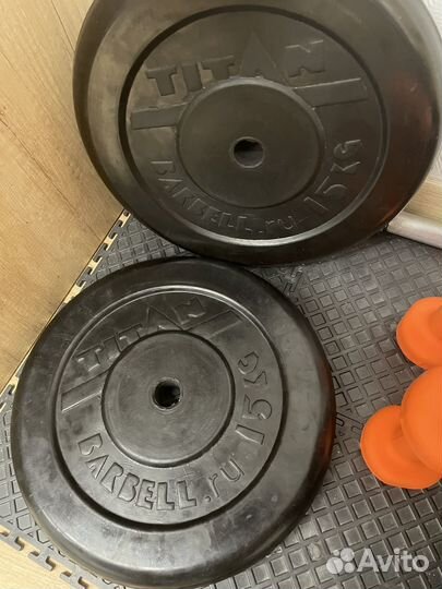 Спортивные блины обрезиненые d 26