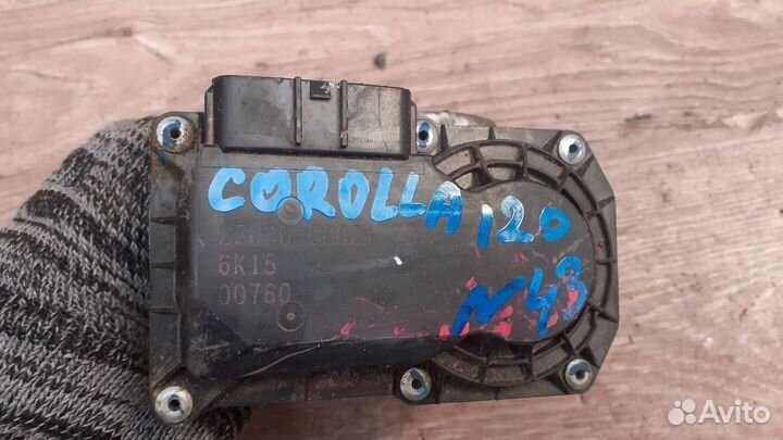 Дроссельная заслонка (двиг. 3zzfe) №43 Toyota Corolla 120 2003