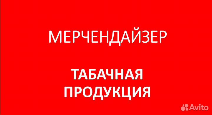 Мерчендайзер на автомобиле(подработка)