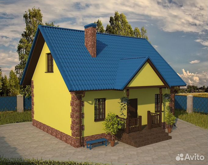 Проекты домов для ипотеки и строительства - 101,9