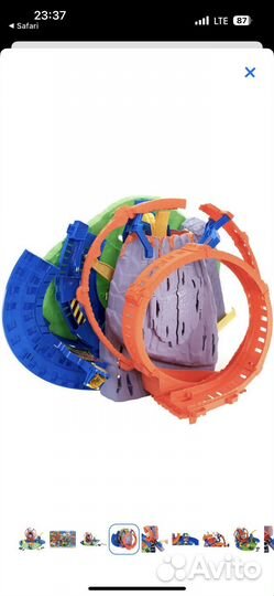 Hot wheels Вулкан арена монстр трак