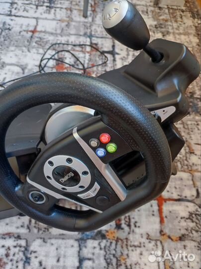 Игровой руль с педалями и коробкой передач