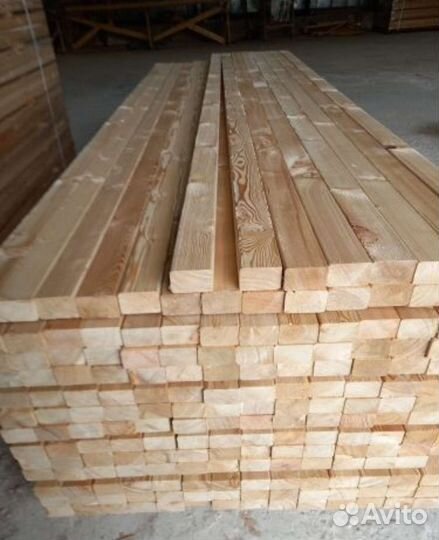 Брусок сухой строганный Лиственница