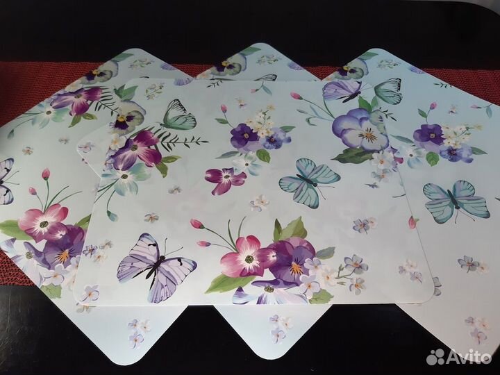 Наборы салфеток сервировочных (3 набора по 4 шт.)