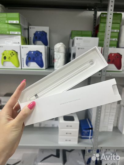 Apple Pencil 1с переходником