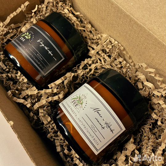 Свечи из соевого воска