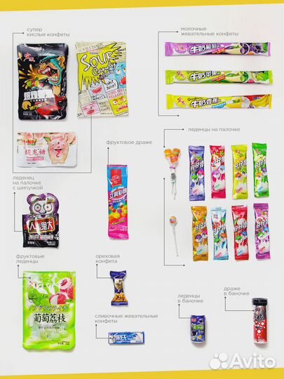 Набор азиатских сладостей