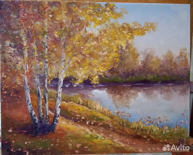 Картина маслом. Осень золотая