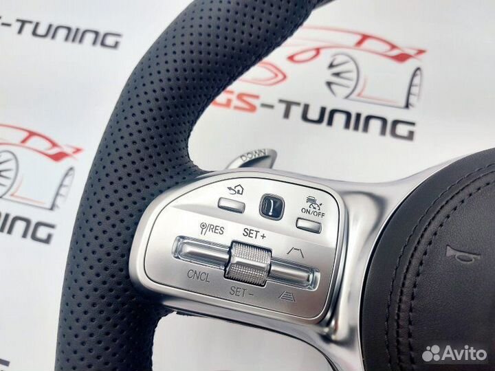 Руль Mercedes 63 AMG с рабочим ACC + подушка