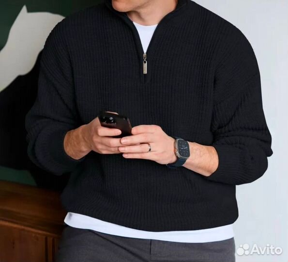 Мужской джемпер в стиле old money