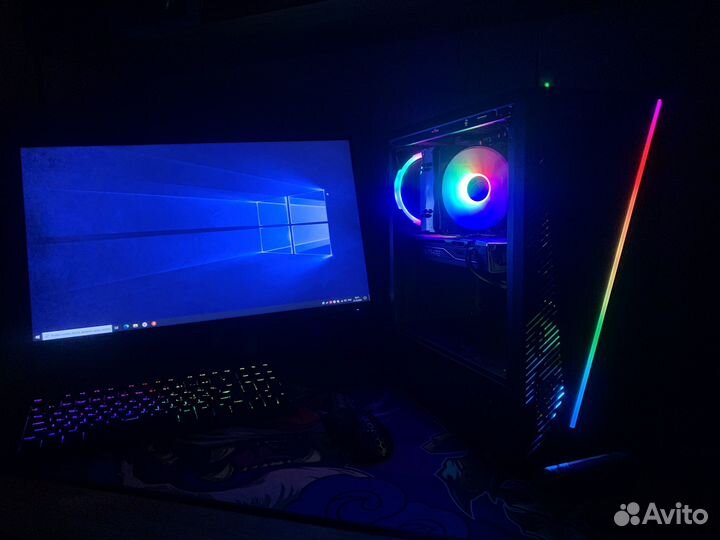 Игровой пк 24 ядра/RX 580 8CB/16GB DDR4/SSD + HDD