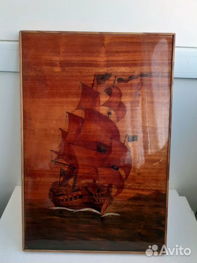 Картина панно Парусник СССР