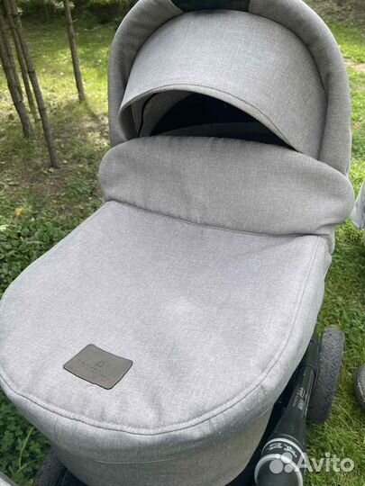 Коляска hartan racer gts 2в1 с тормозом+доп колеса