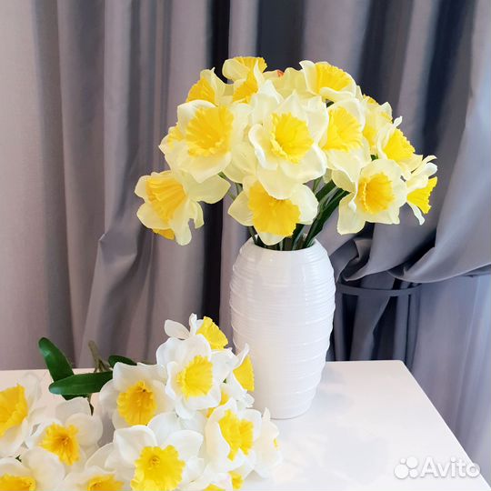 Букет нарциссов, искусственные цветы