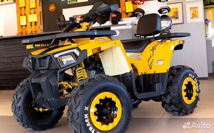 Квадроцикл Motoland Wild Track X 200 желтый