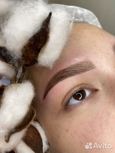 Перманентный макияж напыление губ,бровей