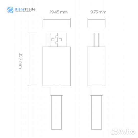 Кабель Xiaomi Mijia 8K hdmi Black 1.5 m