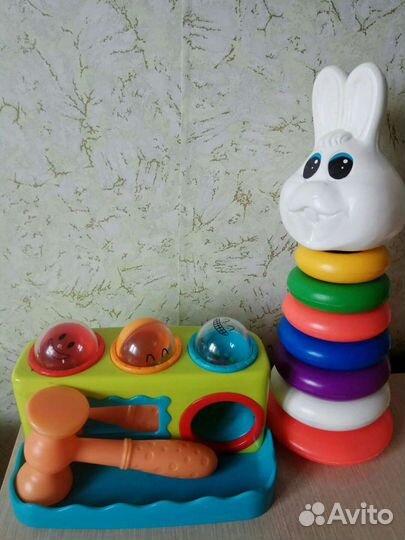 Пирамидка+Стучалка игрушки