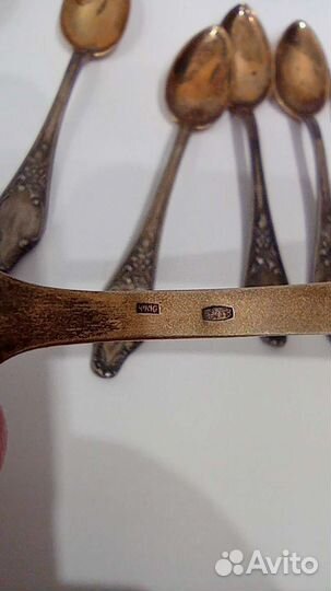 Серебряные ложки 875 проба