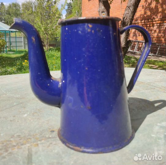 Кофейник эмалированный СССР
