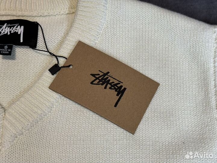 Вязаная жилетка Stussy