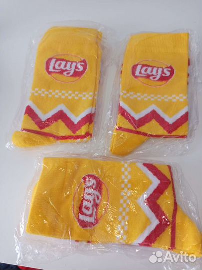 Носки Lay's унисекс новогодняя серия новые