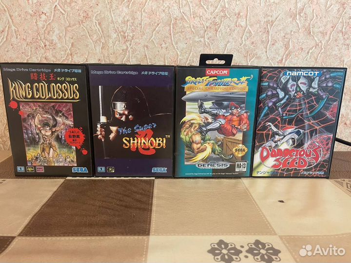 Sega megadrive JAP игры, картриджи (лицензия)