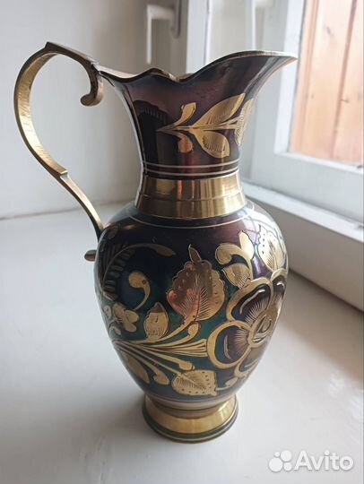 Кувшин индийский. Латунь