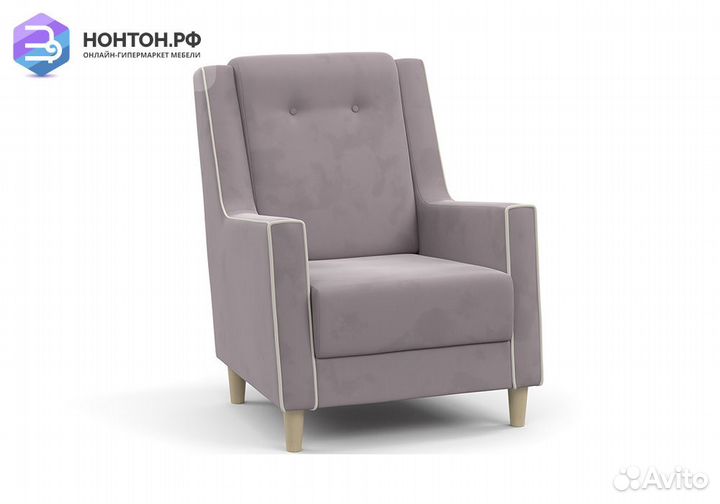 Кресло Айрин светло-розовое