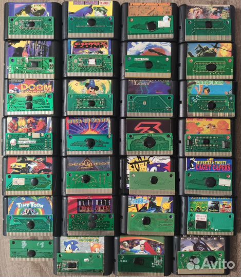 Картриджи для приставки sega
