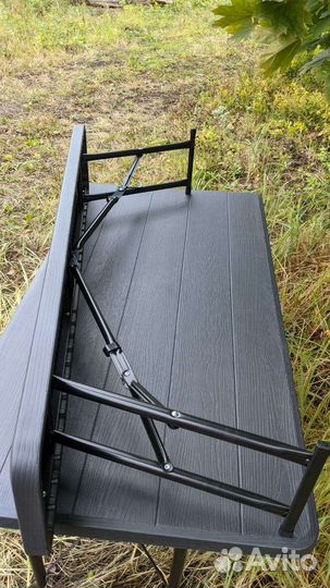 Скамейка Складная 1,4м/ Сталь, Пластик