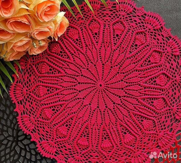 Салфетки вязаные крючком
