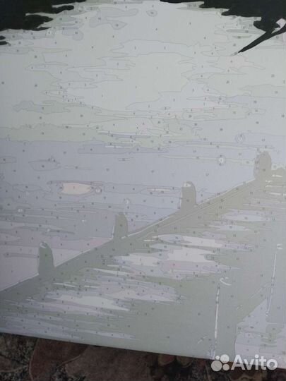 Картина по номерам цветной холст