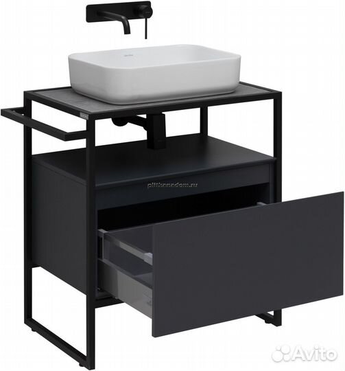 Allen Brau Priority 1.31001.AM Тумба под раковину, антрацит матовый