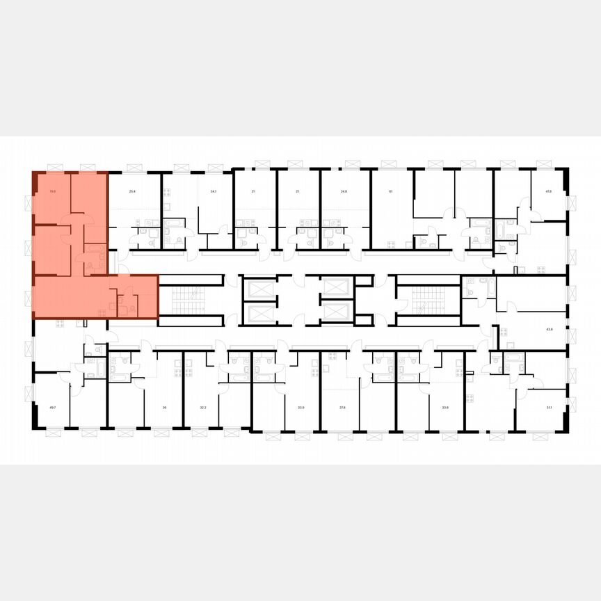 3-к. квартира, 79,8 м², 23/24 эт.