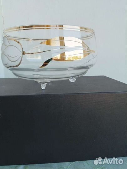 Ваза для фруктов богемия