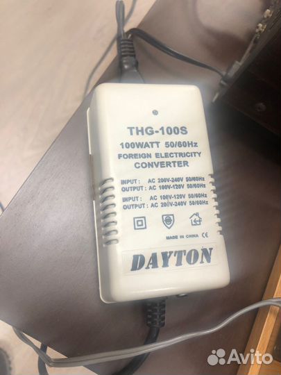 Трансформатор dayton THG-100S (220-110 / 110-220)